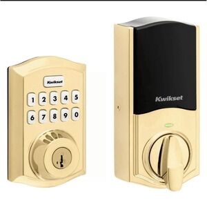 Kwikset Home Connect 620 Z-Wave Plus Smart Lock Brass 98920-003
